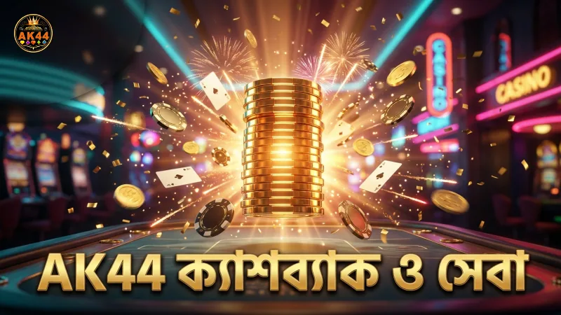 AK44 ভিআইপি লেভেল অনুযায়ী বিশেষ ক্যাশব্যাক ও অগ্রাধিকার সেবা প্রদান করে