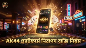 ওয়েজারিং ও বাজি নিয়ম বুঝে AK44 প্ল্যাটফর্মে নিরাপদ খেলা।