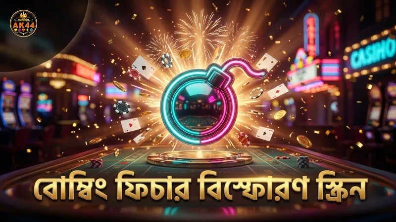 বোম্বিং ফিচারের বিস্ফোরণ স্ক্রিন পরিষ্কার করে।