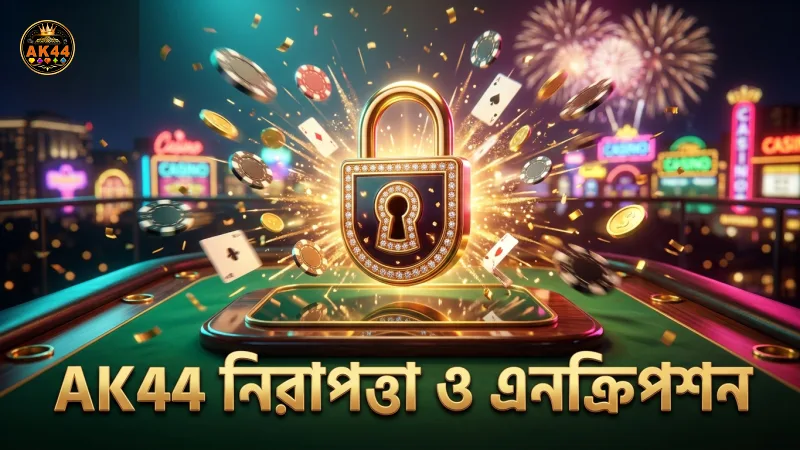 নিরাপত্তা ও এনক্রিপশন AK44 গেমপ্লে তে অপরিহার্য।