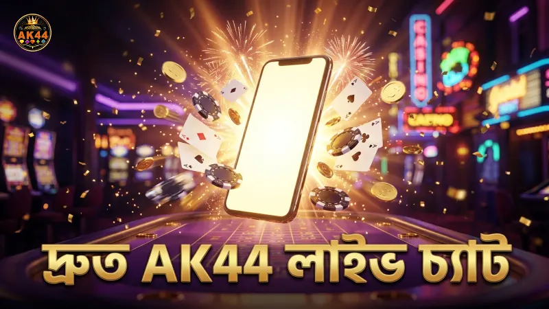 AK44 লাইভ চ্যাট দ্রুত সেবা প্রদান করে।