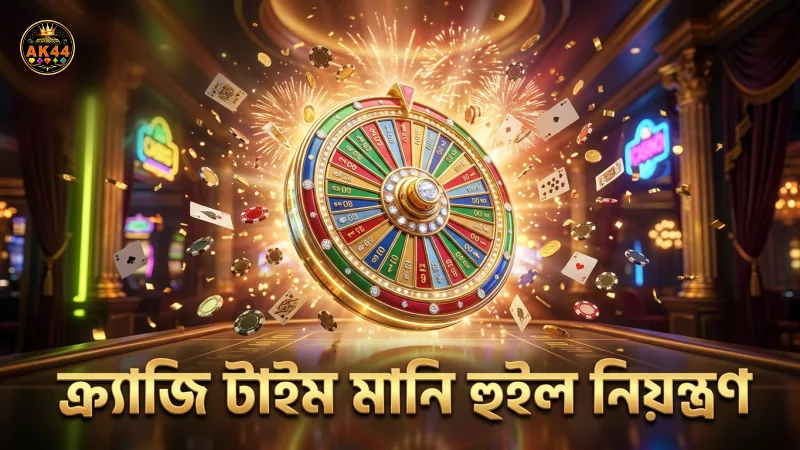 ক্র্যাজি টাইমে মানি হুইল স্পিনের সূক্ষ্ম নিয়ন্ত্রণ দেখা যায়