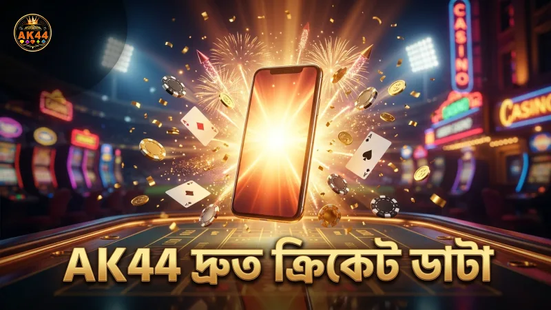 AK44 দ্রুত ও নির্ভুল ক্রিকেট লাইভ ডাটা সরবরাহ করে