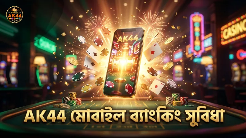 AK44 ডিপোজিটের জন্য মোবাইল ব্যাংকিংয়ের দ্রুত সুবিধা