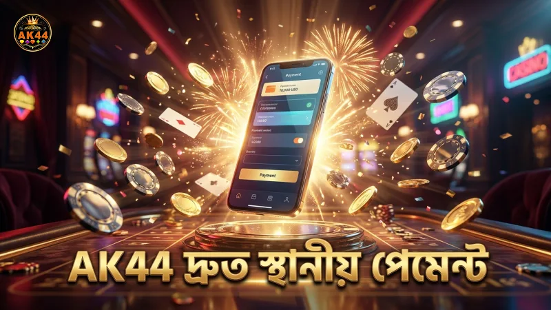 স্থানীয় পেমেন্ট মেথডে দ্রুত লেনদেন নিশ্চিত করে AK44।