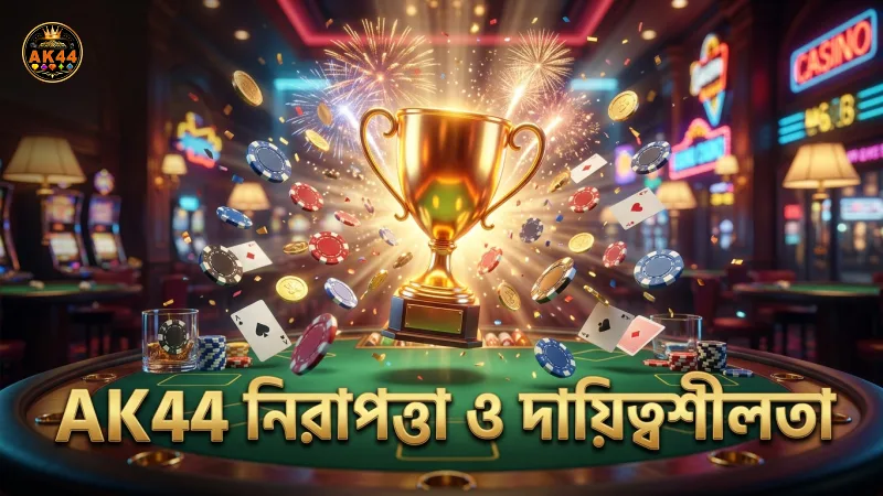 নিরাপত্তা ও দায়িত্বশীল গেমিং তথ্য AK44 এ সর্বদা হালনাগাদ থাকে।