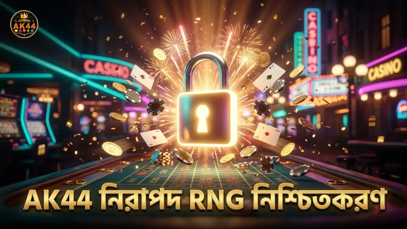 AK44 প্ল্যাটফর্মে RNG মাল্টিপ্লায়ারের নিরাপত্তা নিশ্চিত করে বিশ্বস্ততা।