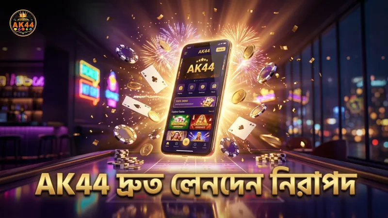 AK44-এ দ্রুত লেনদেন নিশ্চিত করুন নিরাপদ ও সুবিধাজনক খেলার জন্য