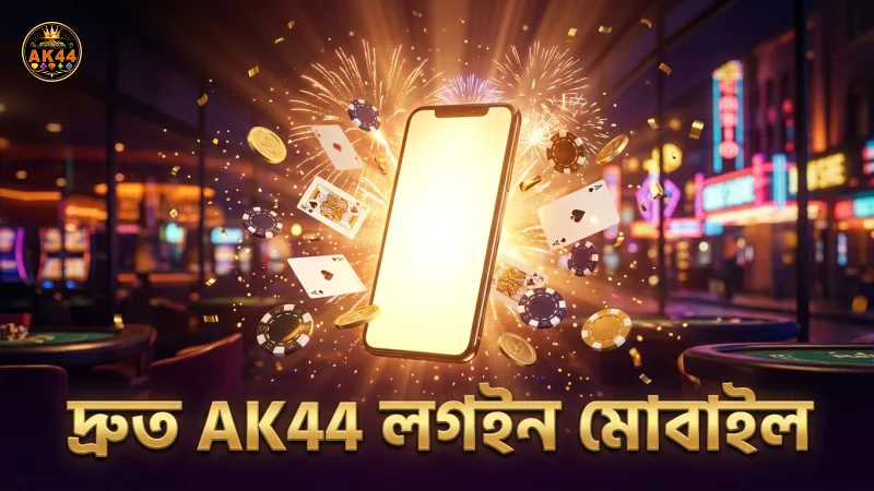AK44 লগইন দ্রুত করতে মোবাইল ফ্রেন্ডলি ইন্টারফেস প্রয়োজন।