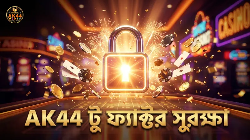 টু-ফ্যাক্টর অথেনটিকেশন AK44 লগইন সুরক্ষা বাড়ায়।