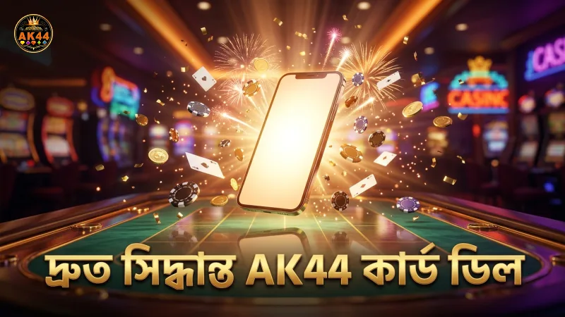 কার্ড ডিল মনিটর করে দ্রুত সিদ্ধান্ত নিন AK44 তে