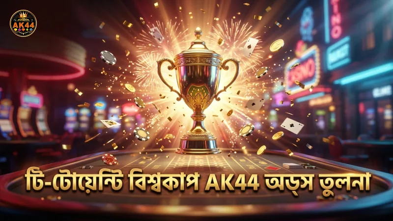 সাধারণ ম্যাচ অডসের তুলনায় টি-টোয়েন্টি বিশ্বকাপের অডসের বৈচিত্র্য ও সুযোগ AK44 প্ল্যাটফর্মে