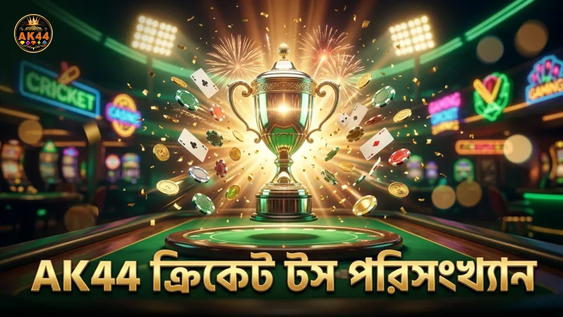 ক্রিকেট টসের পরিসংখ্যান বিশ্লেষণ করে AK44 সঠিক তথ্য দেয়